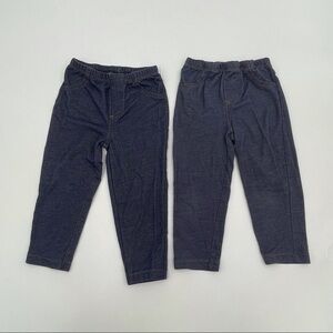 TWO Carter’s Cotton Jeans 18 Months